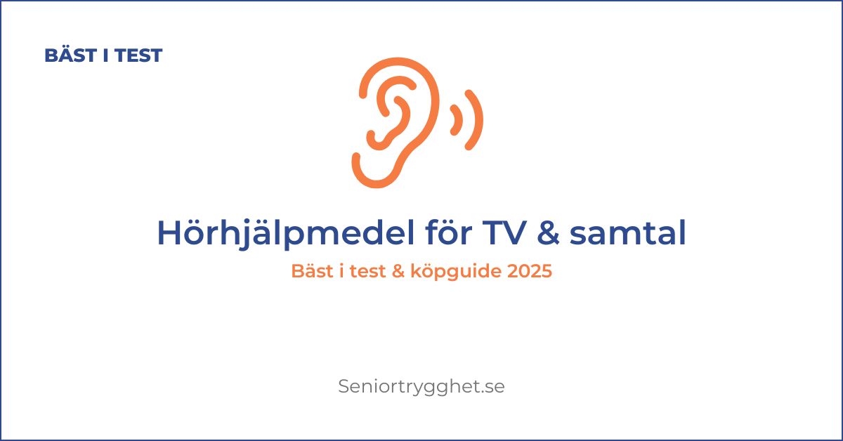 Hörhjälpmedel för TV & samtal 2025 – bäst i test & köpguide